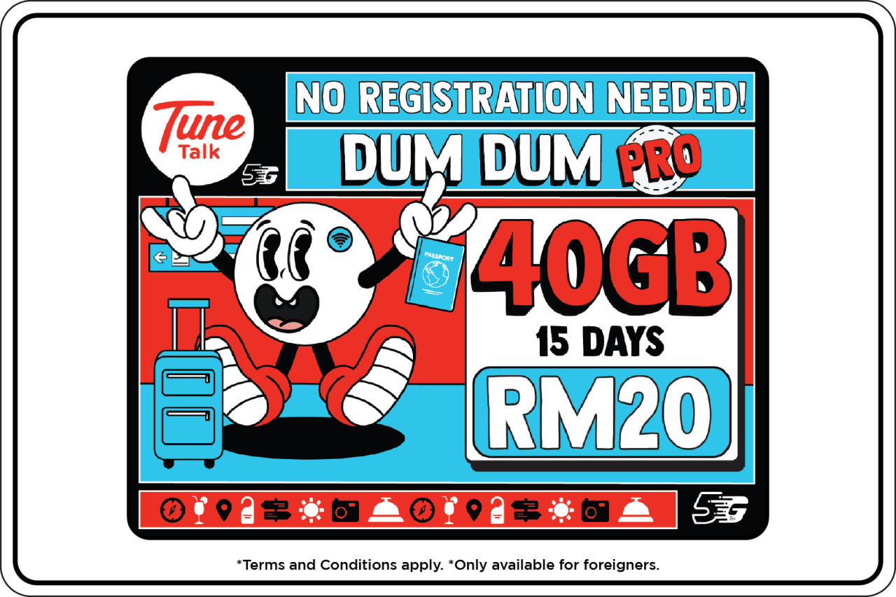 Malaysia 5G SIM Card (Penang International Airport Pickup) - image 5