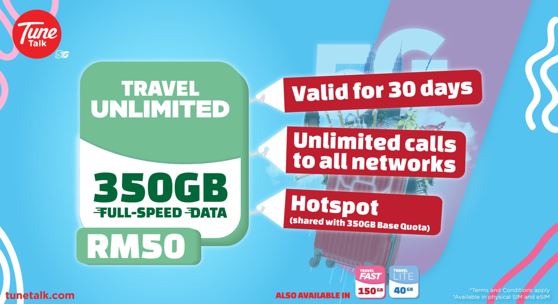 Malaysia 5G SIM Card (Penang International Airport Pickup) - main image